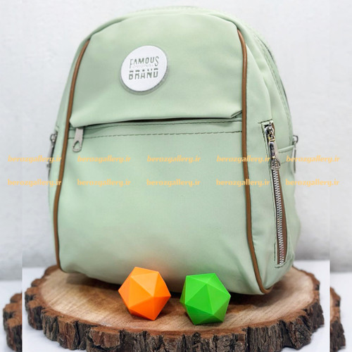 کوله پشتی فانتزی دخترانه دانشجویی famous brand کد k3