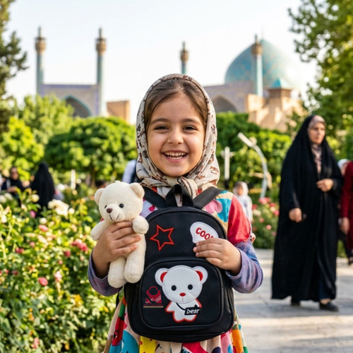 کوله پشتی فانتزی دخترانه کد k1۶